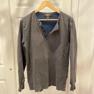 RRL Double Knit Henley